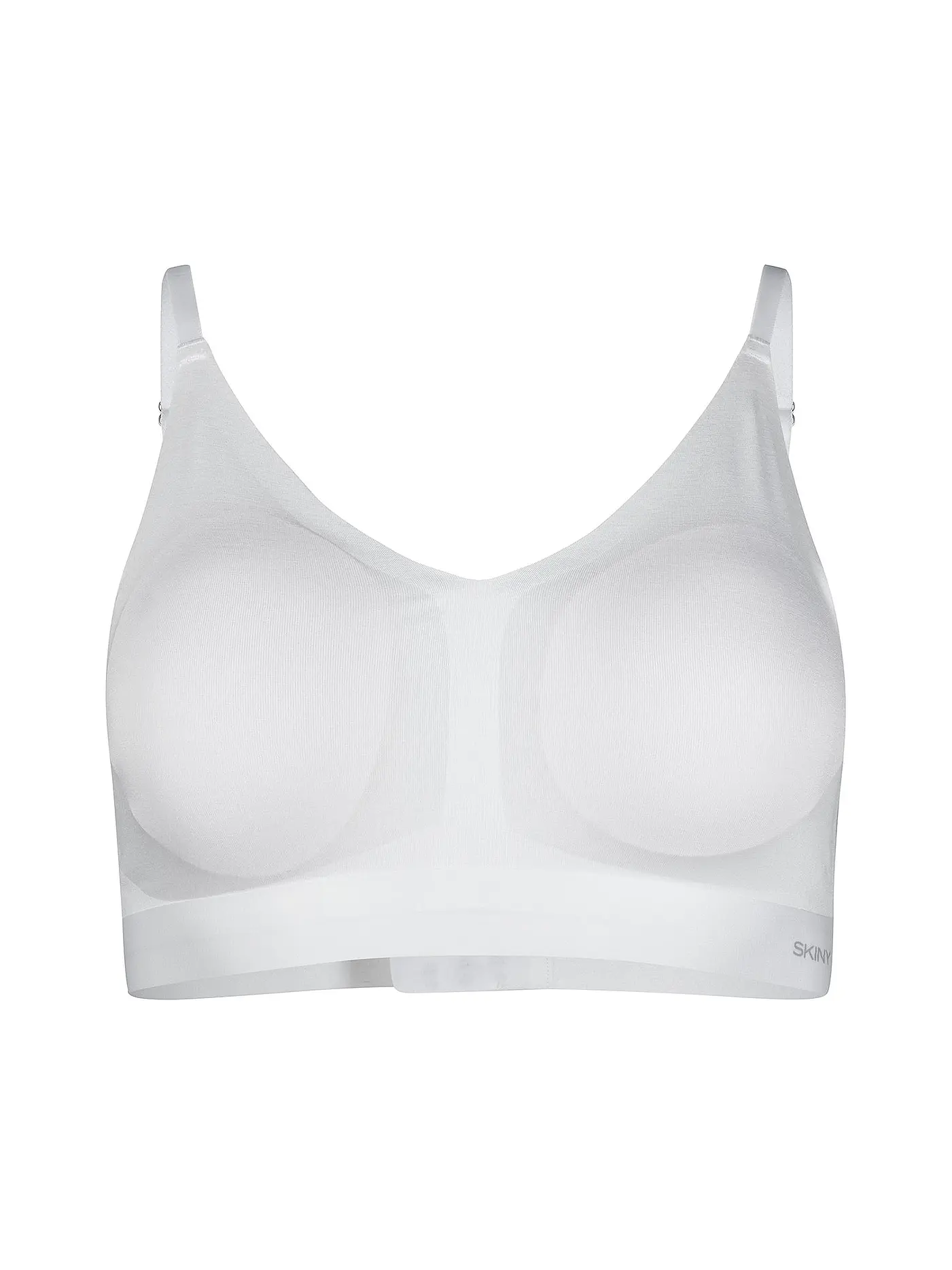SKINY | BH ohne Bügel deco rose | weiss
